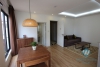 Bright and new one bedroom apartment for rent in Van Cao street, Ba Dinh district, Ha Noi